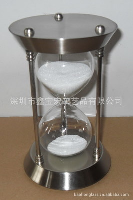 电镀五金架仿古沙漏计时器BM-7010B 高档礼品与缝纫绣花用品的完美结合